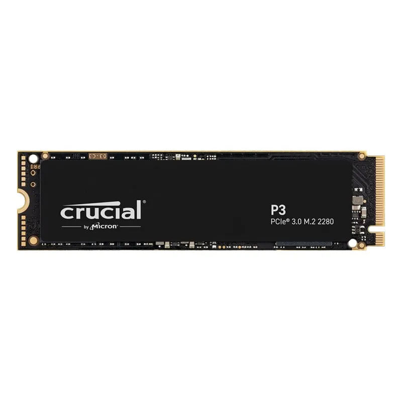 500GB Crucial P3 NVMe M.2 2280 SSD | High-Speed PCIe Gen3 Solid State Drive