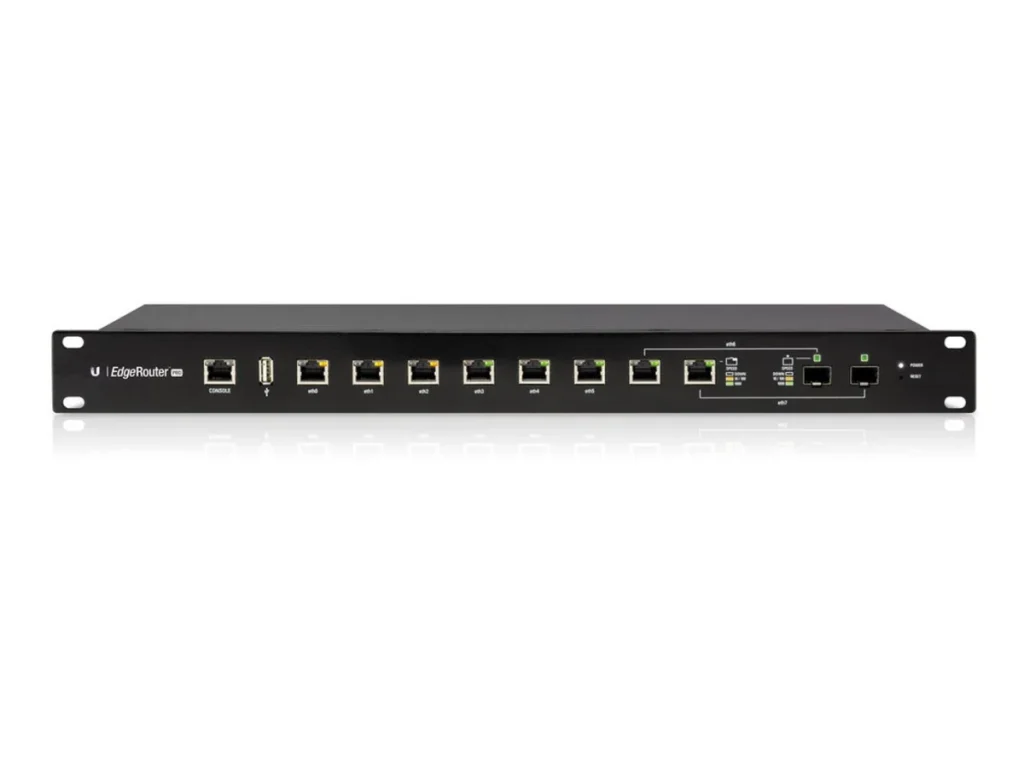 Erpro 8 Router Ubiquiti EdgeRouter Pro (ERPro-8) | 8-Port Gigabit Router | Rackmount ...