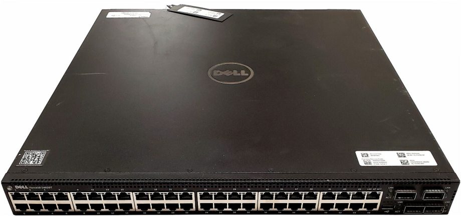 Dell Force10 S4820T 48-Port 10GbE RJ45 Switch – 4× 40Gb QSFP+ – Enterprise Grade (Used)