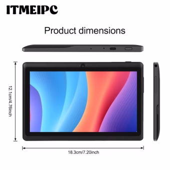 701A 7-Inch Android 14 Tablet – 4GB RAM, 32GB Storage, Quad-Core, WiFi
