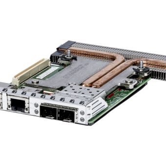 Dell Intel X520 / I350 Network Daughter Card (NDC) 4-Port – 2x 10Gb SFP+ + 2x 1Gb RJ45 – DP/N 0C63DV