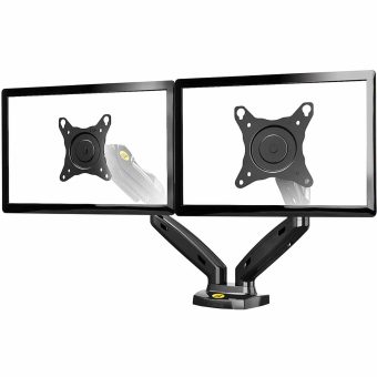 North Bayou Desktop Mount for 2 Screens(F160) - 17" - 27"