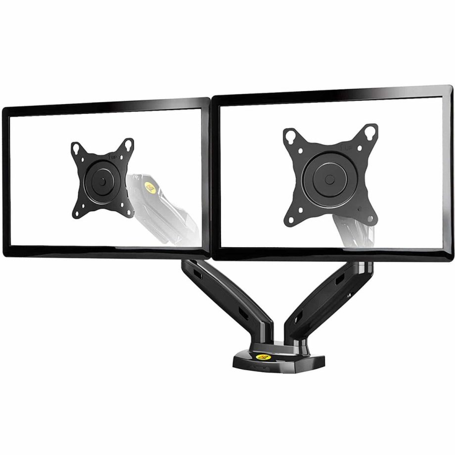 North Bayou Desktop Mount for 2 Screens(F160) – 17″ – 27″