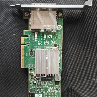 Dell 6Gbps SAS HBA External controller card, dual SFF-8088 ports, LSI SAS2008