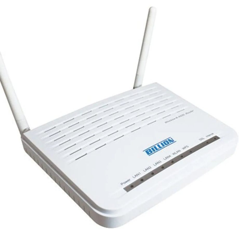 Billion BiPAC 7700NX R5 Wireless-N ADSL2+ Router with 3G/4G USB Support — 300Mbps, 4-Port LAN (Used)