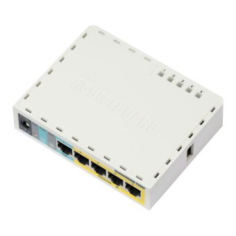 MikroTik RouterBOARD RB750UP 5 port router with PoE out