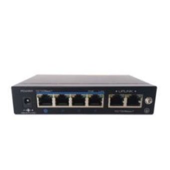 Utepo NW100 4 port PoE switch with 2 uplink ports